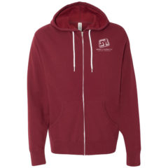 Independent Trading Co.–Unisex Lightweight Full-Zip Hooded Sweatshirt - 50434_f_fl