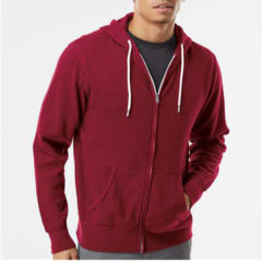 Independent Trading Co. Unisex Lightweight Full-Zip Hooded Sweatshirt - 50434_omf_fm