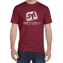Hanes Beefy T-shirts - Cardinal