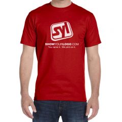 Hanes Beefy T-shirts - Deep Red