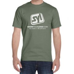 Hanes Beefy T-shirts - Fatigue Green