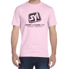 Hanes Beefy T-shirts - Pale Pink