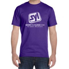 Hanes Beefy T-shirts - Purple