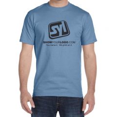 Hanes Beefy T-shirts - Stonewashed Blue