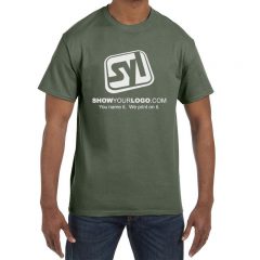 Hanes Tagless T-shirts - Fatigue Green