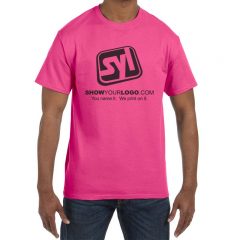 Hanes Tagless T-shirts - Wow Pink