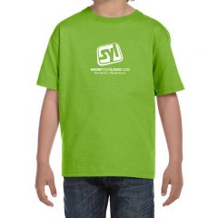 Youth Hanes 6.1 oz Beefy-T - Lime