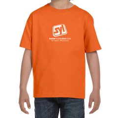 Youth Hanes 6.1 oz Beefy-T - Orange