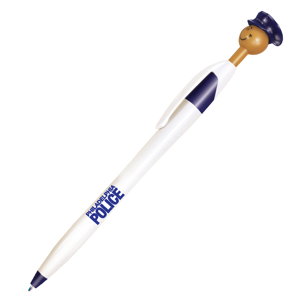 Officer Smilez Pen - 55076-blue_5