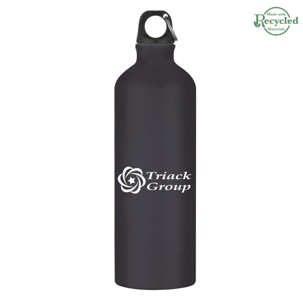Aluminum Tundra Bike Bottle – 25 oz - 5702_BLK_Silkscreen