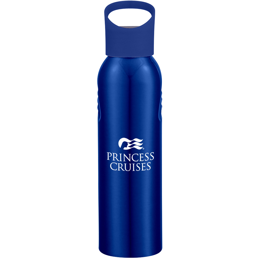 Aluminum Sports Bottle – 20 oz - 5707_BLUBLU_Silkscreen