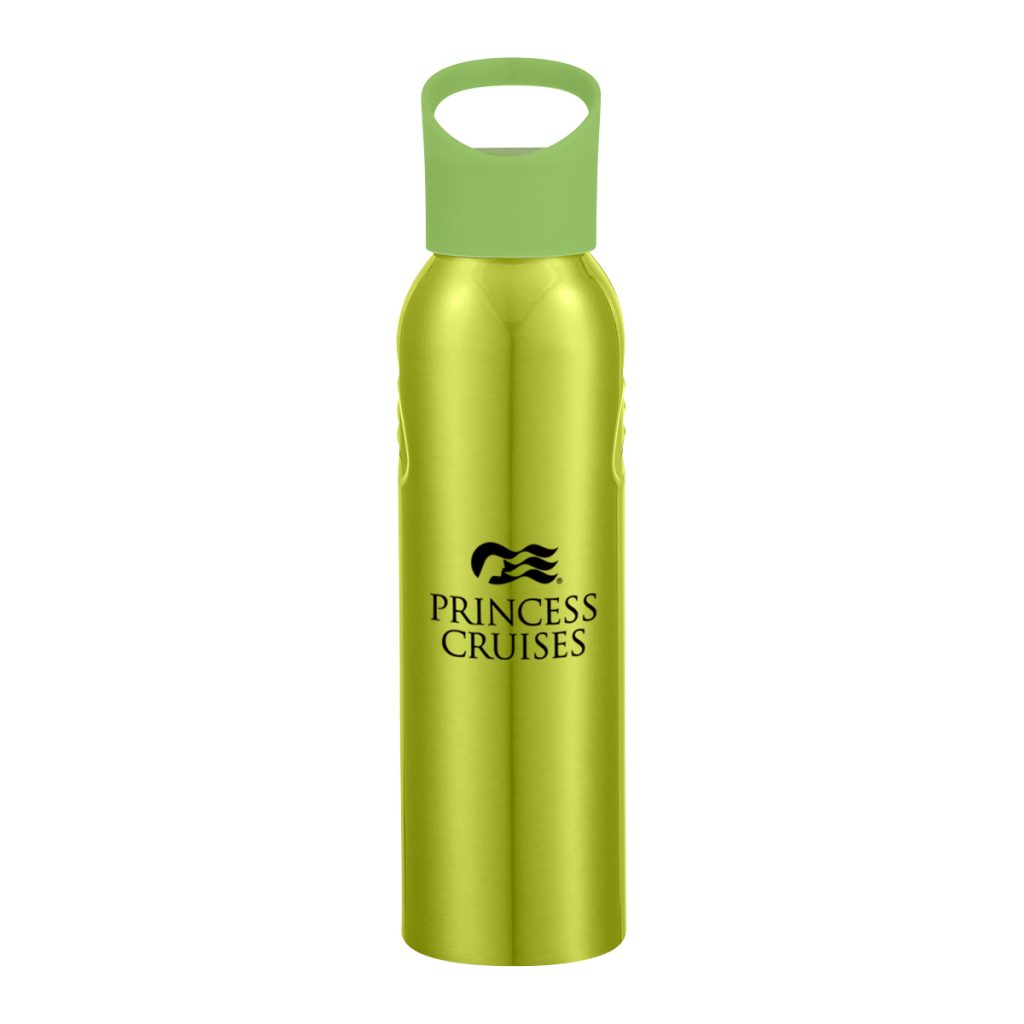 Aluminum Sports Bottle – 20 oz - 5707_GRNGRN_Silkscreen
