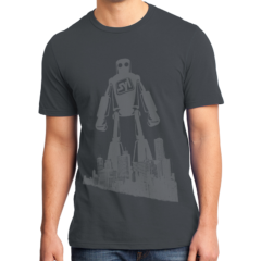 District Men’s Very Important Tee - 5708-Charcoal-1-DT6000CharcoalModelFront-1200W