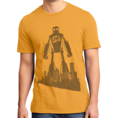 District Men’s Very Important Tee - 5708-Gold-1-DT6000GoldModelFront-1200W