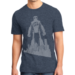District Men’s Very Important Tee - 5708-HthrdNavy-1-DT6000HthrdNavyModelFront-1200W