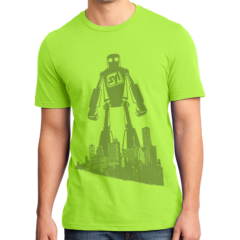 District Men’s Very Important Tee - 5708-LimeShock-1-DT6000LimeShockModelFront-1200W