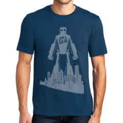 District Men’s Very Important Tee - 5708-Neptuneblue-1-DT6000NeptuneblueModelFront-1200W
