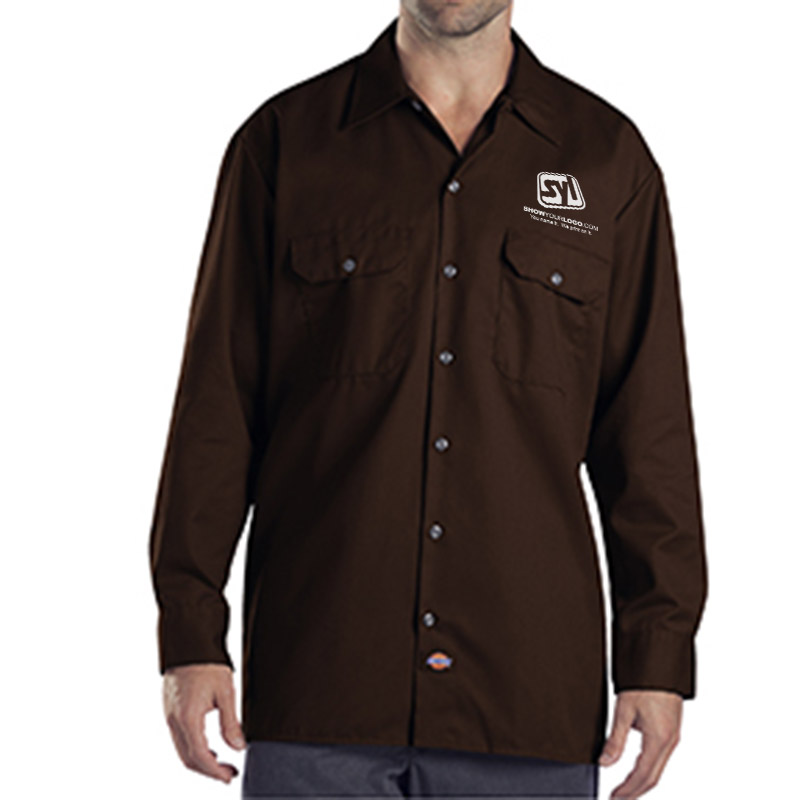 dickies men's work shirts