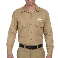 Dickies Men’s Long-Sleeve Work Shirts with Logo - 574 Desert 574_26_p