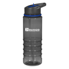 Gripper Bottle With Straw – 24 oz - 5807_BLU_Silkscreen