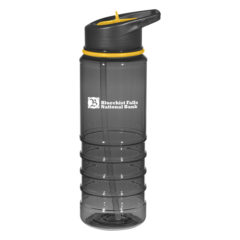 Gripper Bottle With Straw – 24 oz - 5807_YEL_Silkscreen