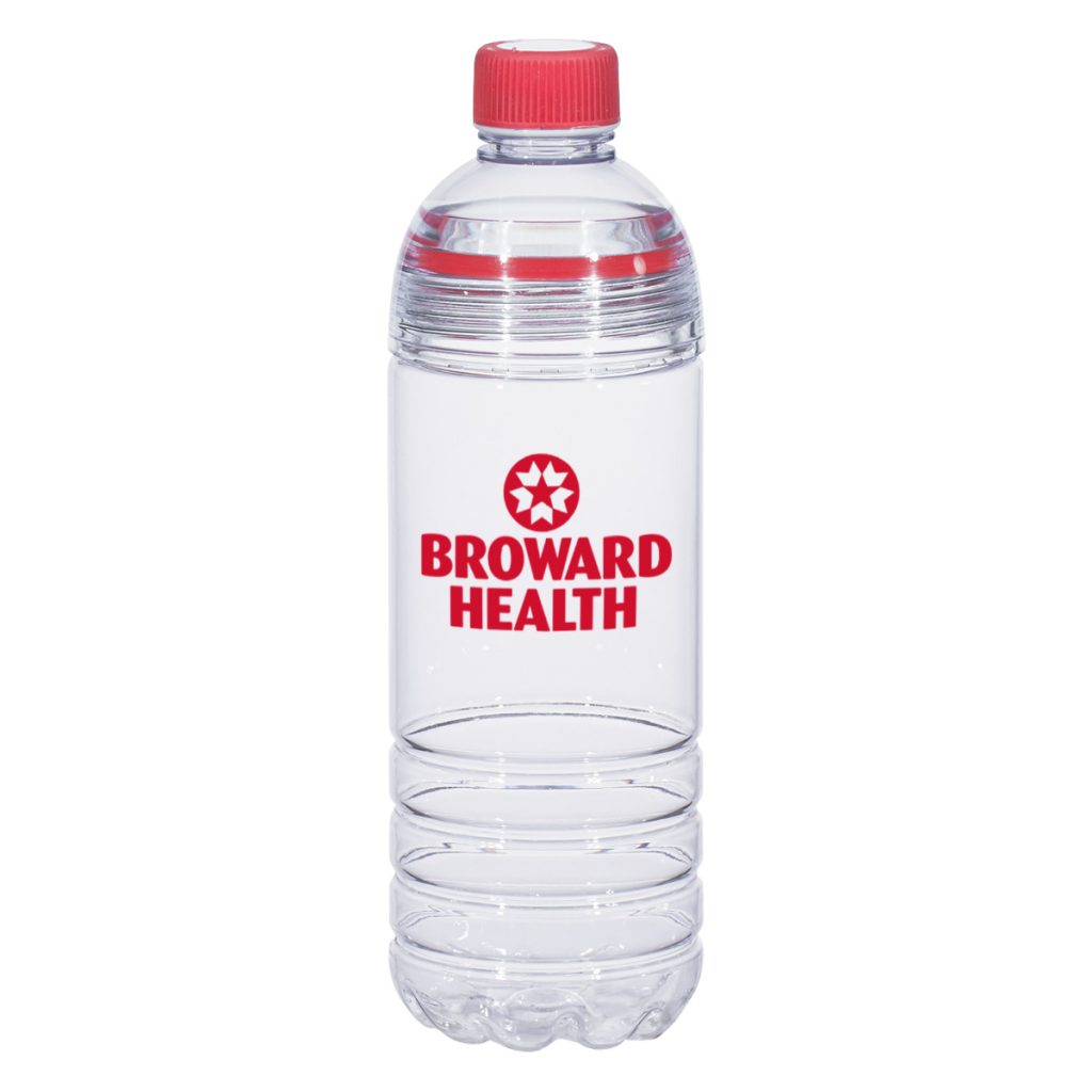 Easy-Clean Water Bottle – 28 oz - 5819_CLRRED_Silkscreen