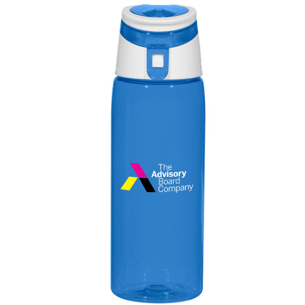Tritan™ Flip Top Sports Bottle – 24 oz - 5835_TRNBLU_Colorbritedrinkware
