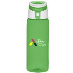 Tritan™ Flip Top Sports Bottle – 24 oz - 5835_TRNGRN_Colorbritedrinkware