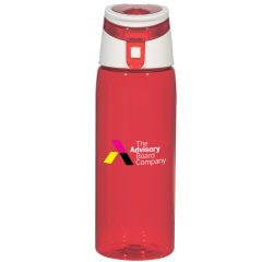 Tritan™ Flip Top Sports Bottle – 24 oz - 5835_TRNRED_Colorbritedrinkware