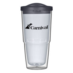 Biggie Tumbler with Lid – 24 oz - 5853_CLRCLR_Silkscreen