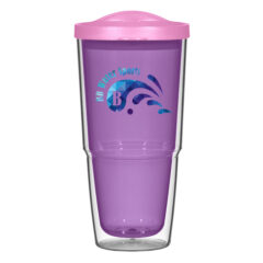Biggie Tumbler with Lid – 24 oz - 5853_CLRPUR_Colorbritedrinkware