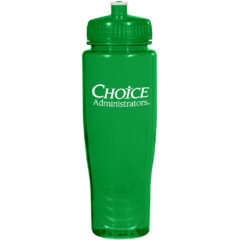 Poly-Clean™ Plastic Bottle – 28 oz - 5896_TRNGRN_Silkscreen
