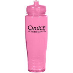 Poly-Clean™ Plastic Bottle – 28 oz - 5896_TRNPNK_Silkscreen