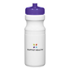 Poly-Clear™  Fitness Bottle – 24 oz - 5899_WHTPUR_Colorbritedrinkware