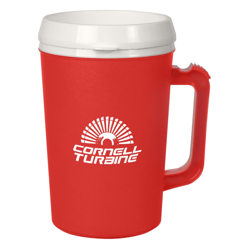 Thermo Insulated Mug – 34 oz - 5934_RED_Silskcreen