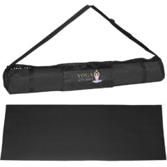Yoga Mat And Carrying Case - 6050_BLK_Colorbrite