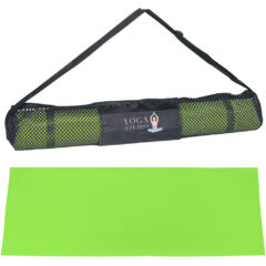 Yoga Mat And Carrying Case - 6050_GRN_Colorbrite