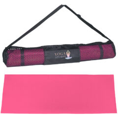 Yoga Mat And Carrying Case - 6050_PNK_Colorbrite