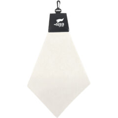 Triangle Fold Golf Towel - 6076_WHT_Padprint