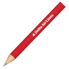 Round Golf Pencil - 61100-red_1
