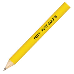 Round Golf Pencil - 61100-yellow_1