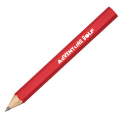 Hex Golf Pencil - 61150-red_2