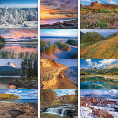 Landscapes of America Stapled Wall Calendar - Print