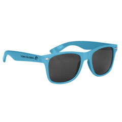 Malibu Sunglasses with Microfiber Cloth and Pouch - 6223_CBL_Silkscreen