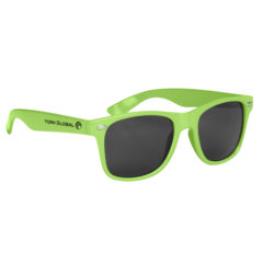 Malibu Sunglasses with Microfiber Cloth and Pouch - 6223_LIM_Silkscreen