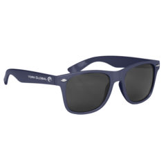 Malibu Sunglasses with Microfiber Cloth and Pouch - 6223_NAV_Silkscreen