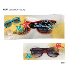 Two-Tone Malibu Sunglasses - 6224_Sunglasses_Clear_Cellobag