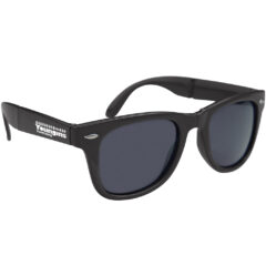 Folding Malibu Sunglasses - 6227_BLK_Padprint
