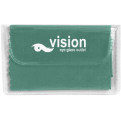 Microfiber Cleaning Cloth in Case - 6242_GRN_Padprint