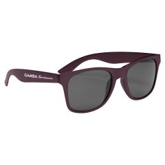 Matte Finish Malibu Sunglasses - 6273_PUR_Silkscreen